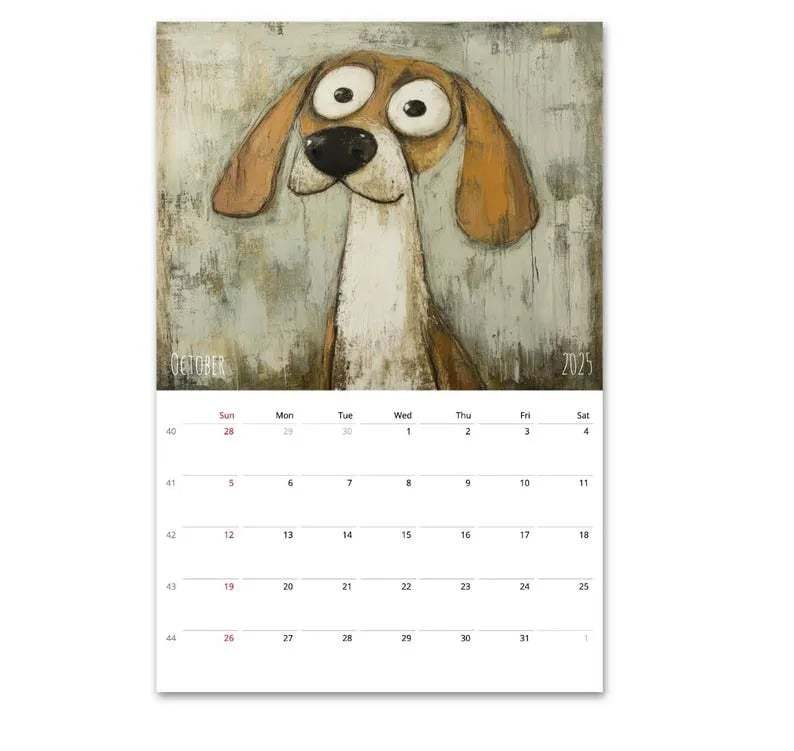 🔥LAST DAY 50% OFF - 🐕📅Cute Dog Calendar