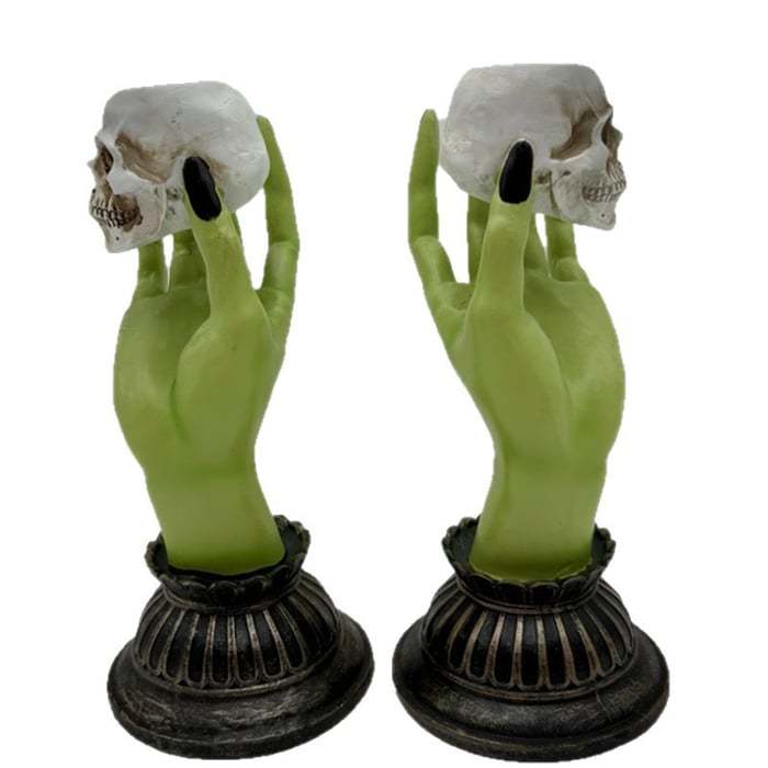 💀LAST DAY SALE 50% OFF--Martha Stewart Halloween Witch Hands Skulls