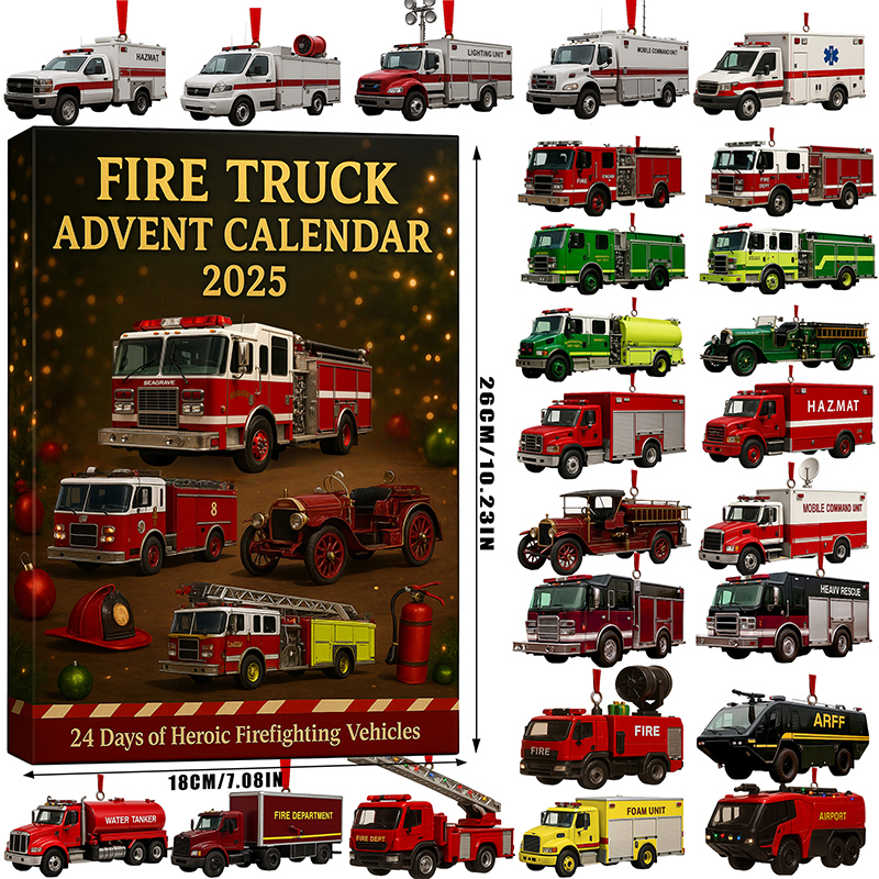 🚒FIRE TRUCK ADVENT CALENDAR 2025🎁