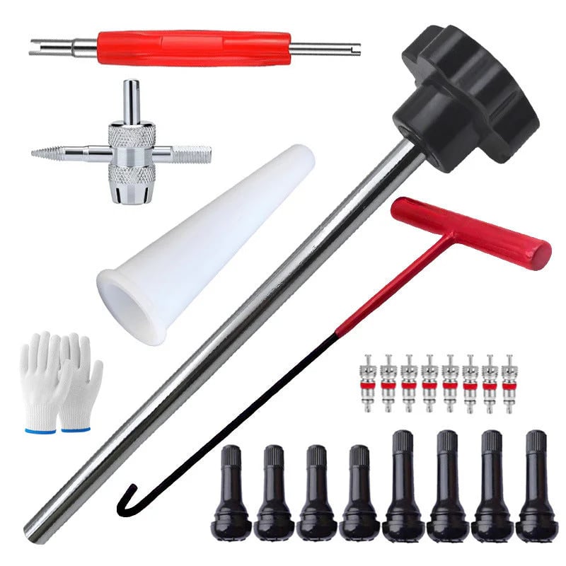 Quick Change Car Tire Valve Tool Kit