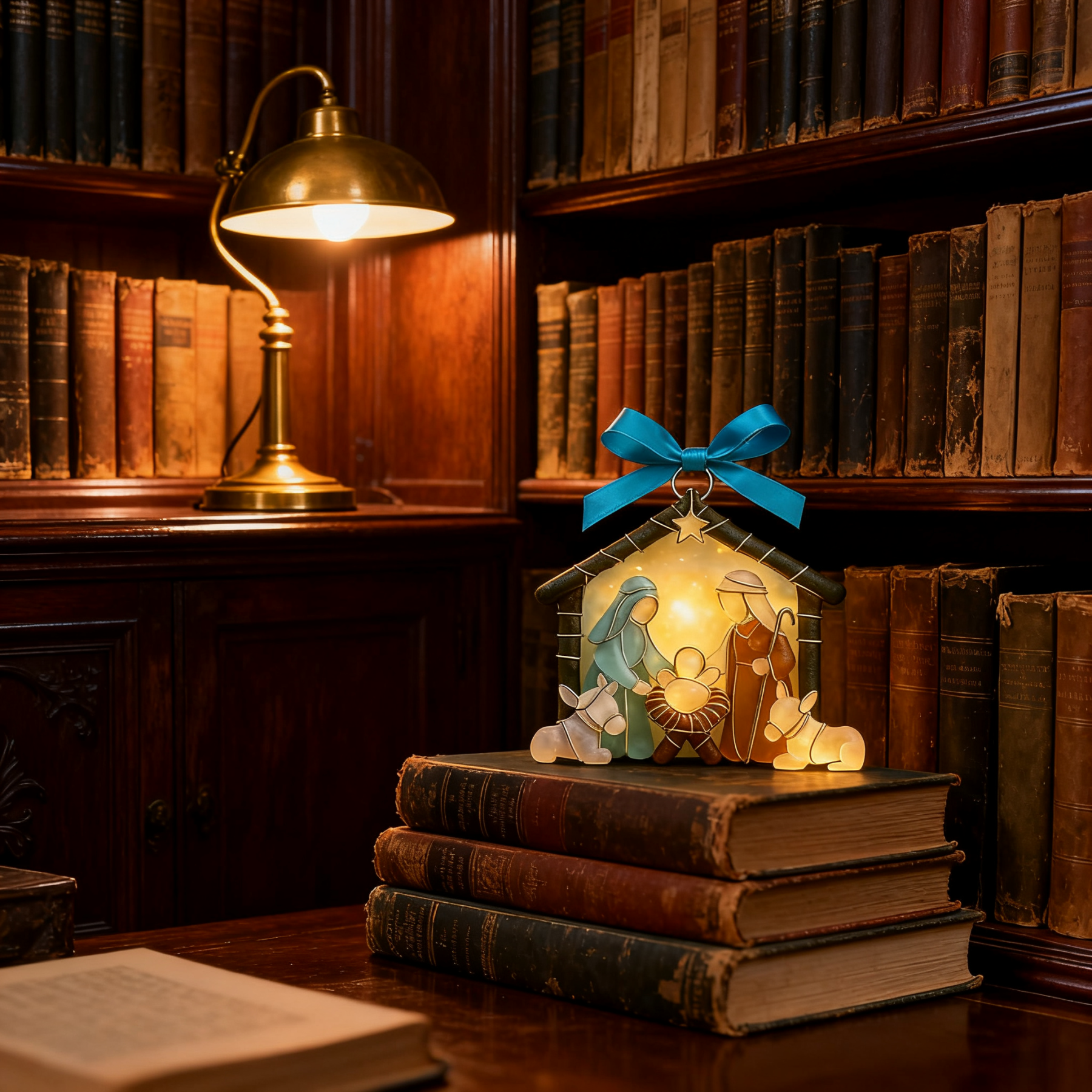 🔥 Black Friday 50% OFF--Sea Glass Nativity Ornament