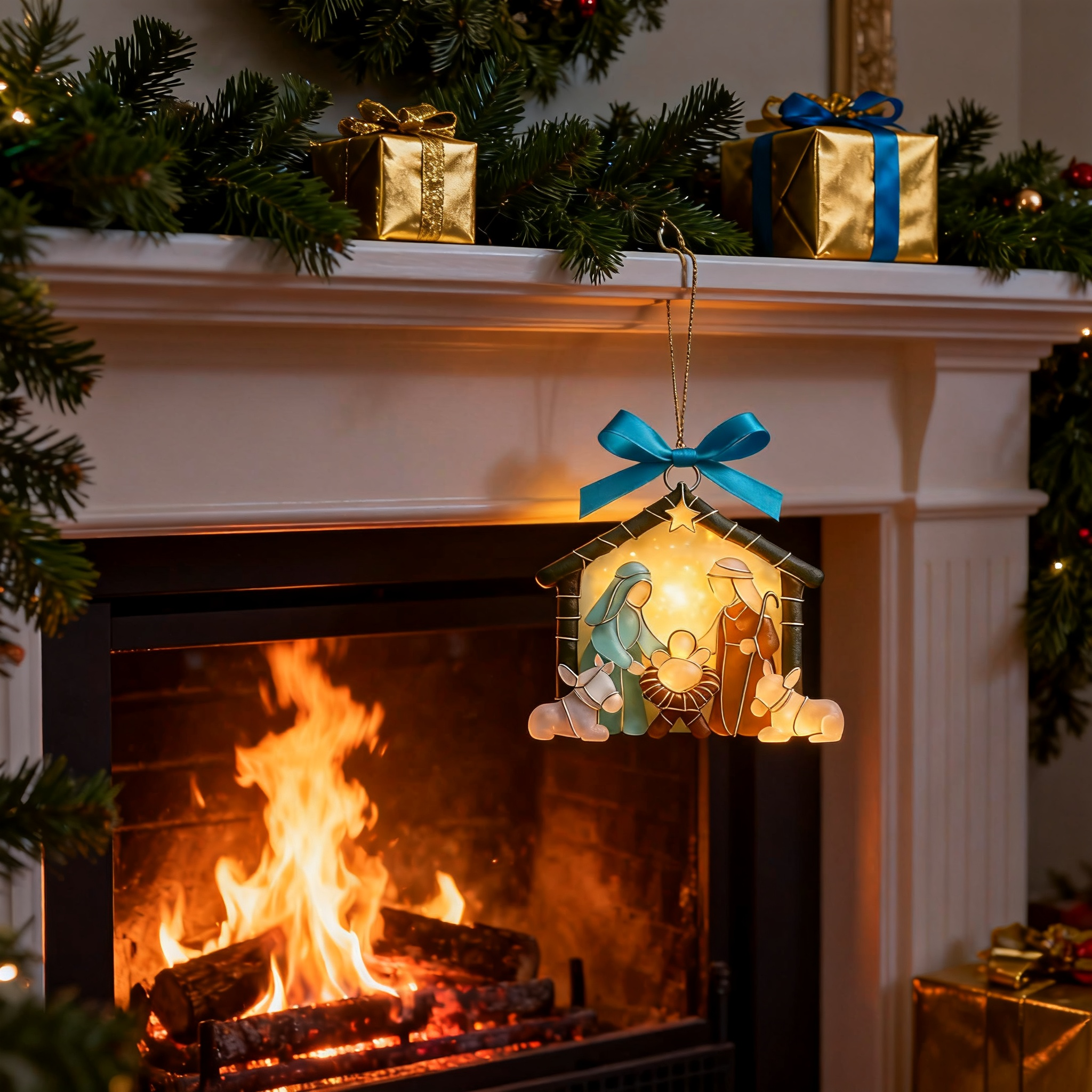 🔥 Black Friday 50% OFF--Sea Glass Nativity Ornament