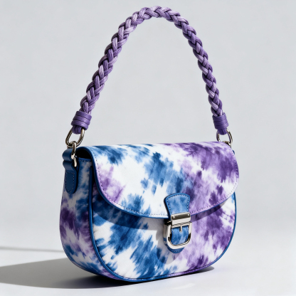 Trendige Satteltasche mit Batikmuster