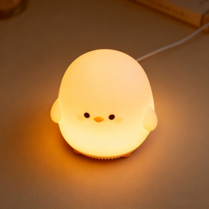 Niedliche Cartoon-Silikon-Nachtlichter (2er Set)