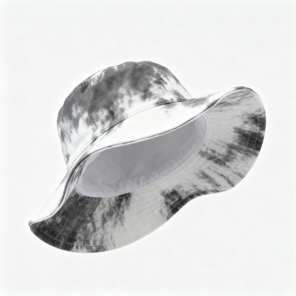 Natürlich gefärbter Fischerhut aus Pflanzen