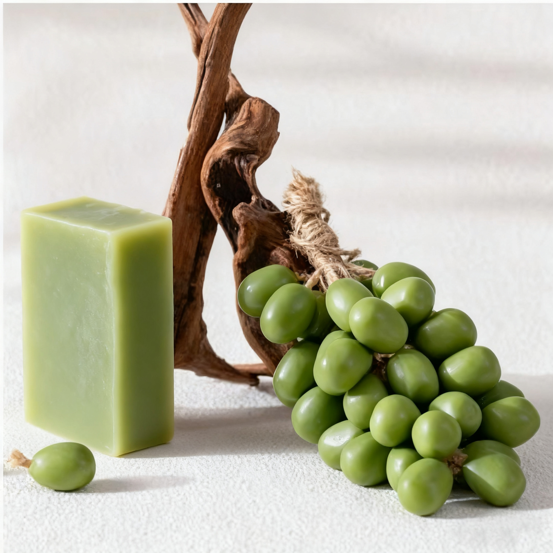 Dekorative Trauben-Kunstseife, kalt hergestellt (Doppelpack)