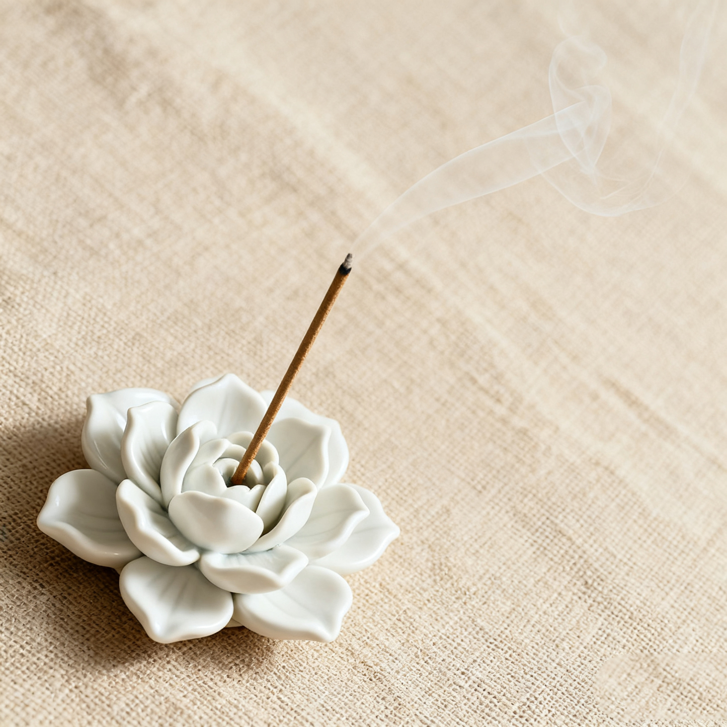 Traditioneller chinesischer Lotus-Incense-Halter, Set mit 2 Stück