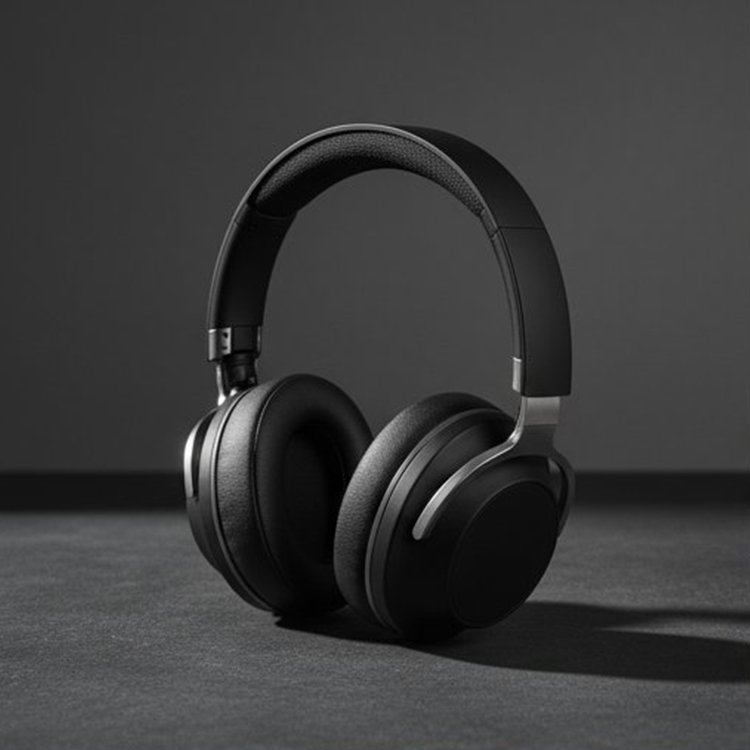 Kabellose Noise Cancelling Kopfhörer im Einsatz