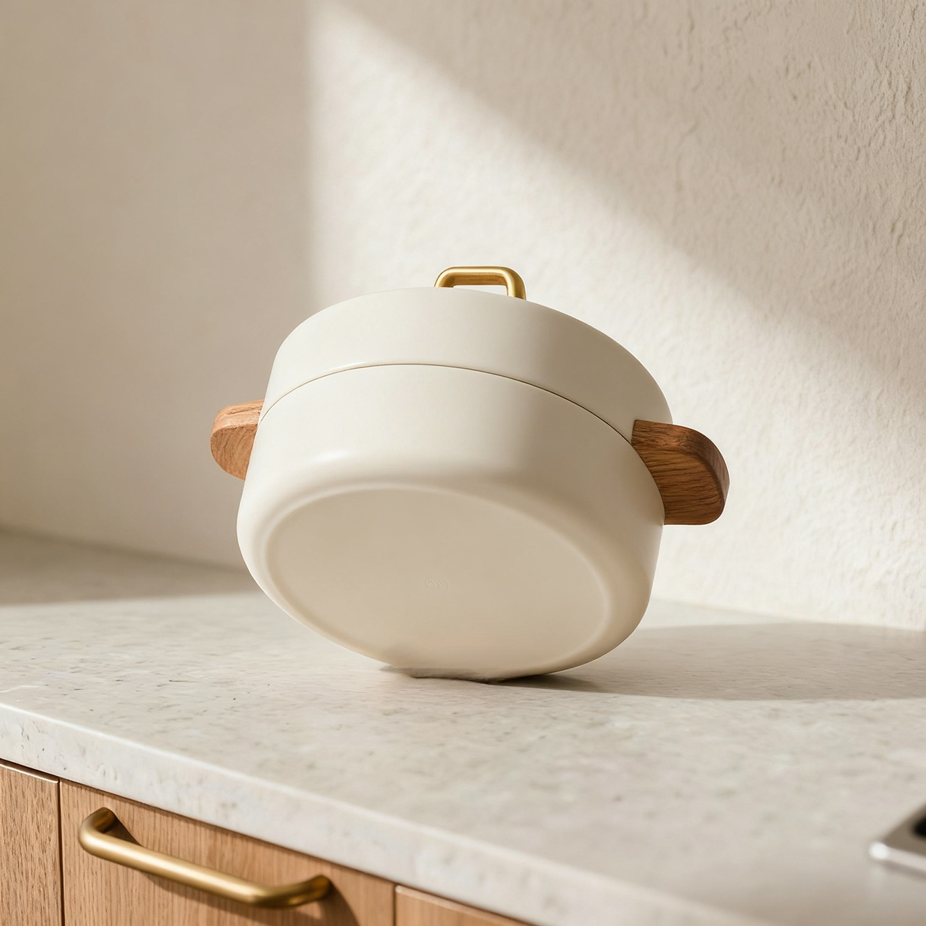 Parowar ze stali nierdzewnej z podwójnym uchwytem i dwiema warstwami