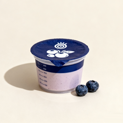 Świeży jogurt jagodowy (24 butelki)