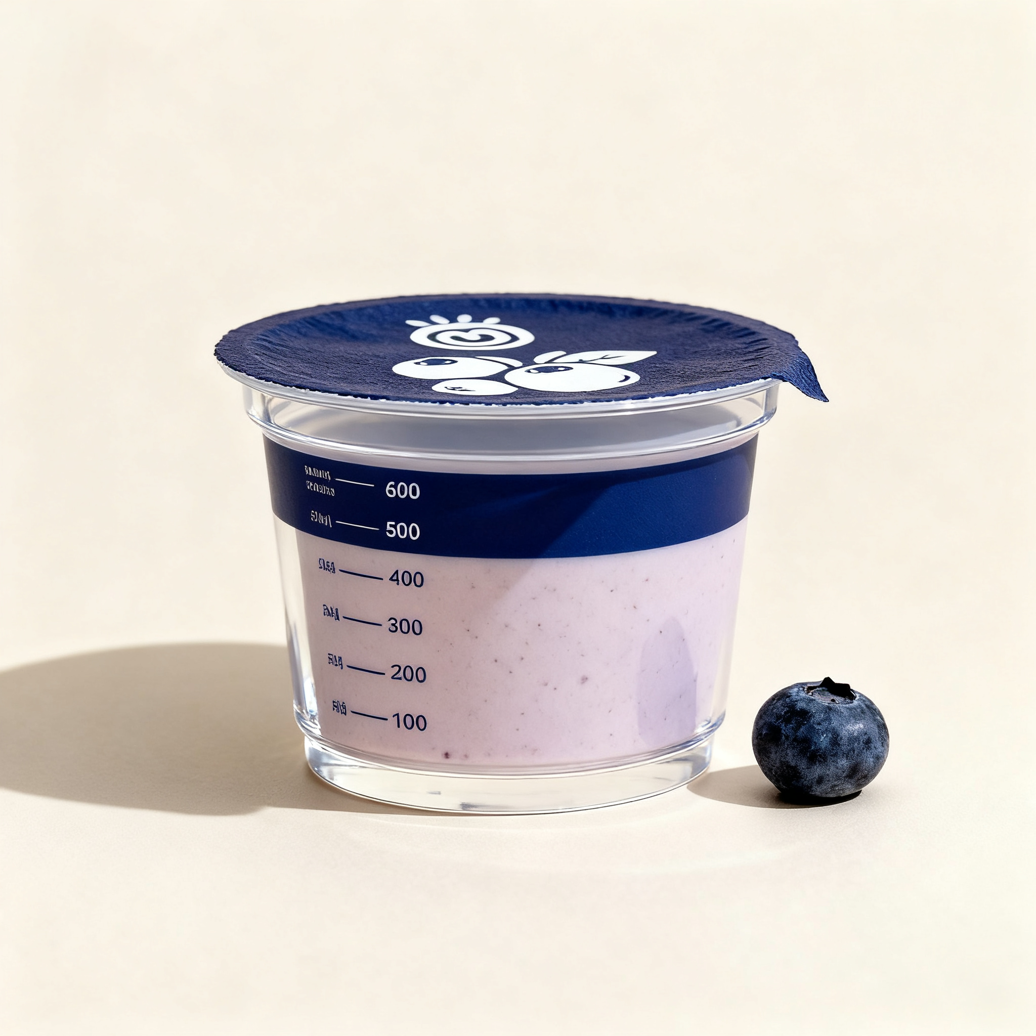 Świeży jogurt jagodowy (24 butelki)