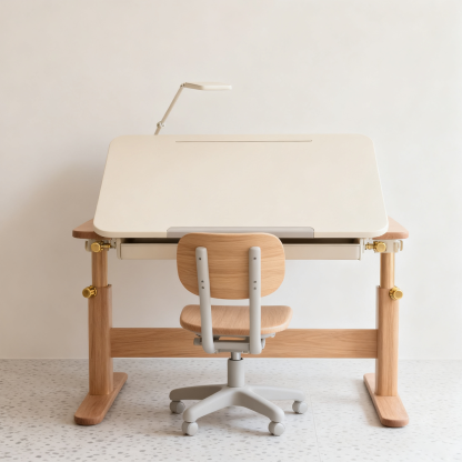 Wielofunkcyjny, podnoszony zestaw do nauki dla dzieci, stół i krzesła