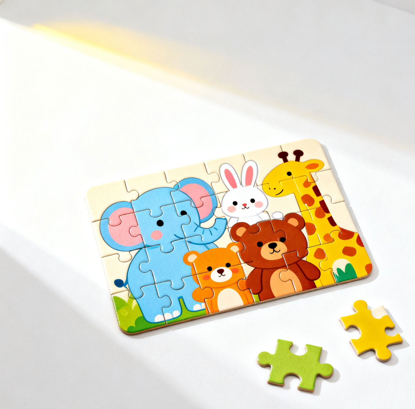 Gyermekeknek szánt állat témájú fejlesztő kirakó