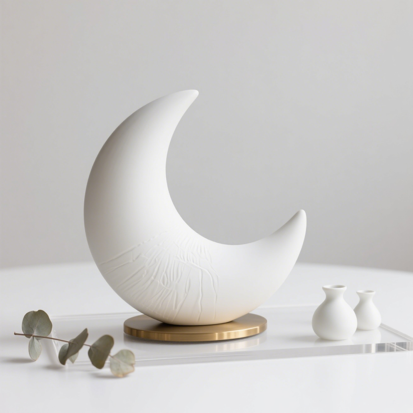 Hold alakú forgó nappali dekoráció – INS egyszerű stílusú dísztárgy