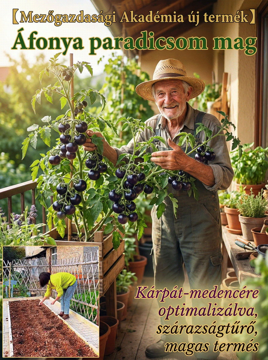 【Új a Mezőgazdasági Tudományok Intézetéből】Áfonyaparadicsom magok