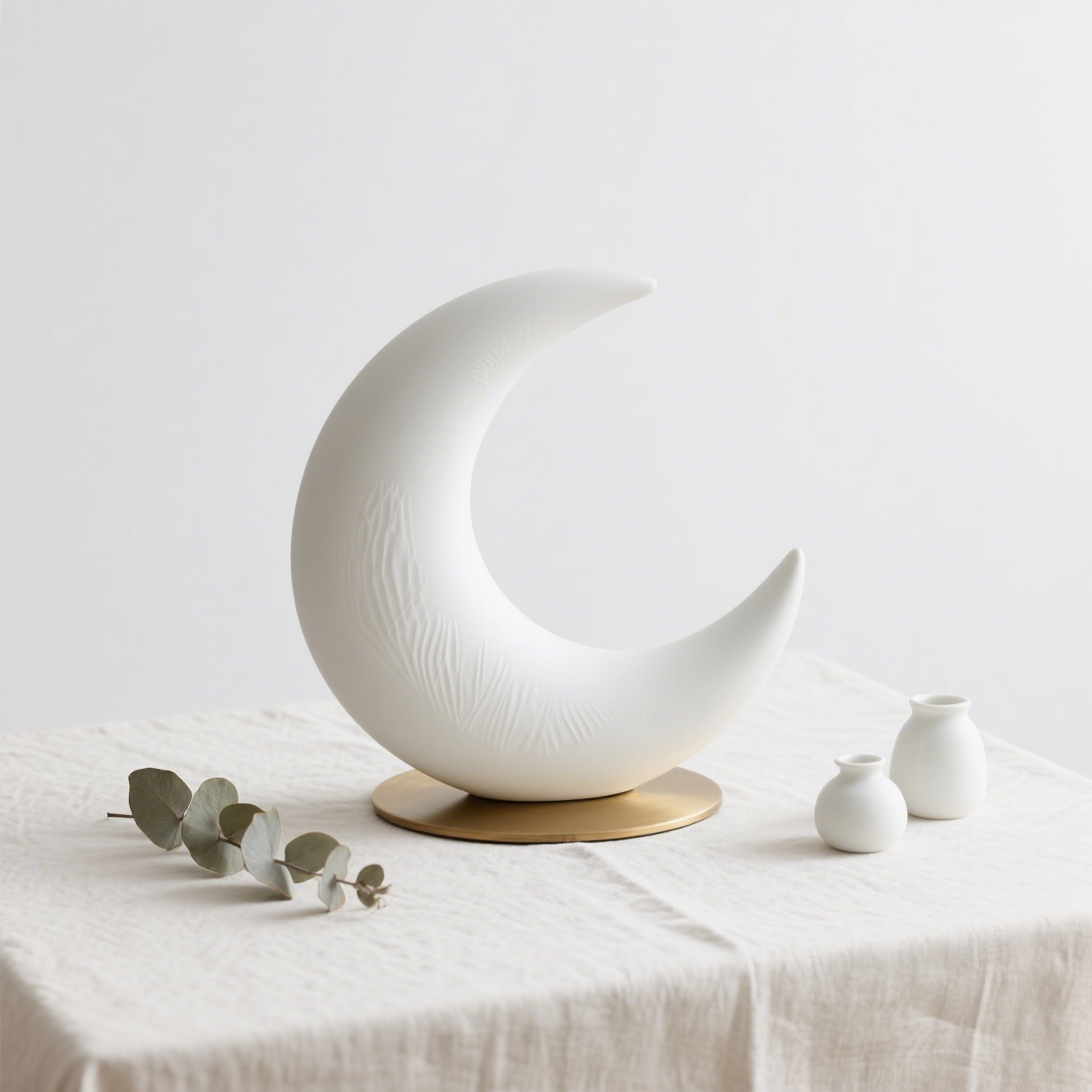 Hold alakú forgó nappali dekoráció – INS egyszerű stílusú dísztárgy