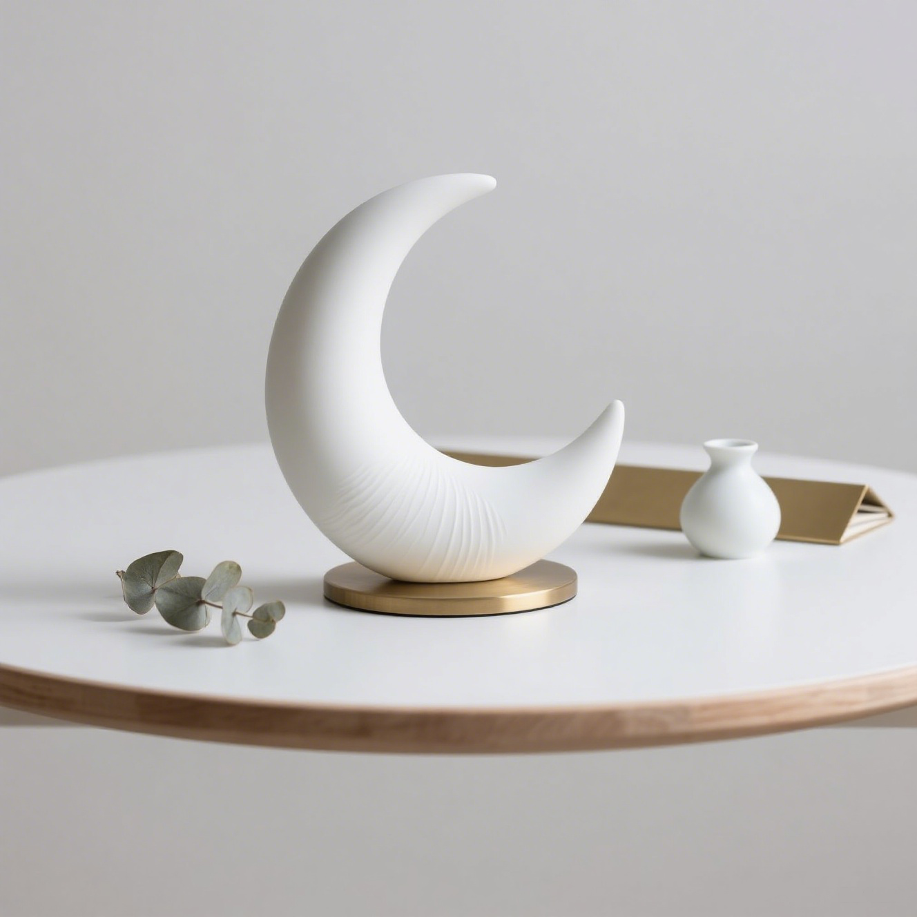 Hold alakú forgó nappali dekoráció – INS egyszerű stílusú dísztárgy