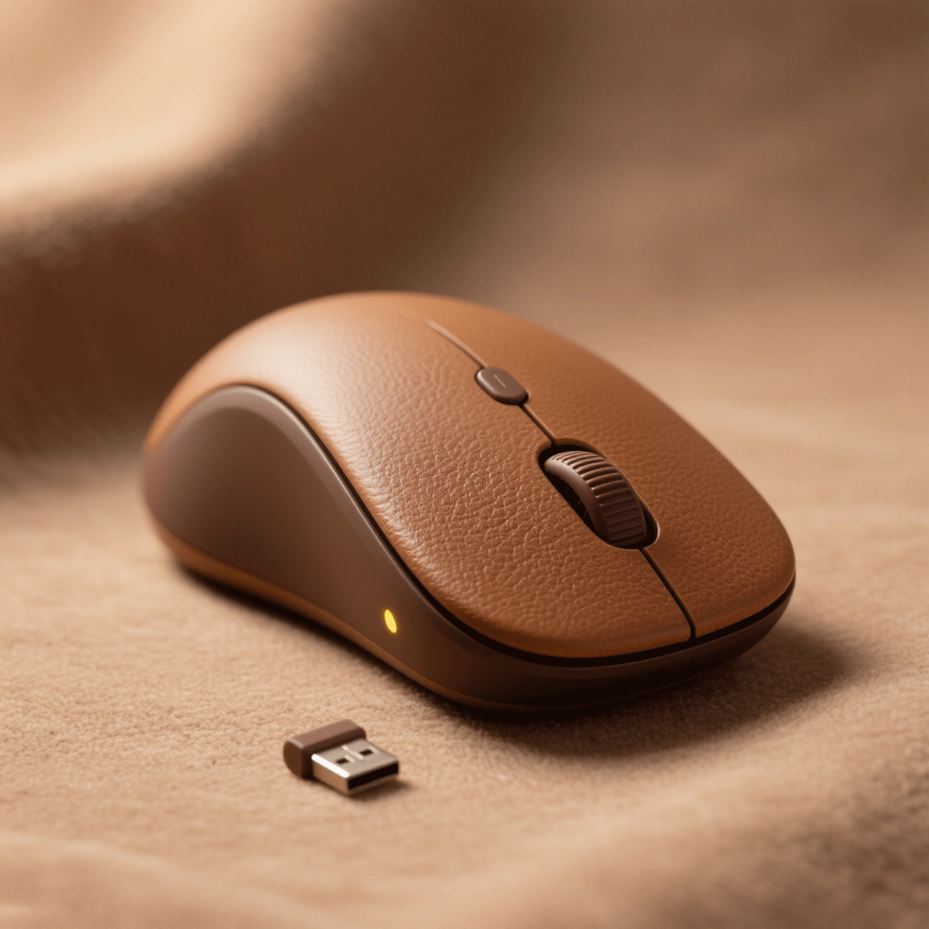 Elegancka bezprzewodowa myszka o wysokiej estetyce