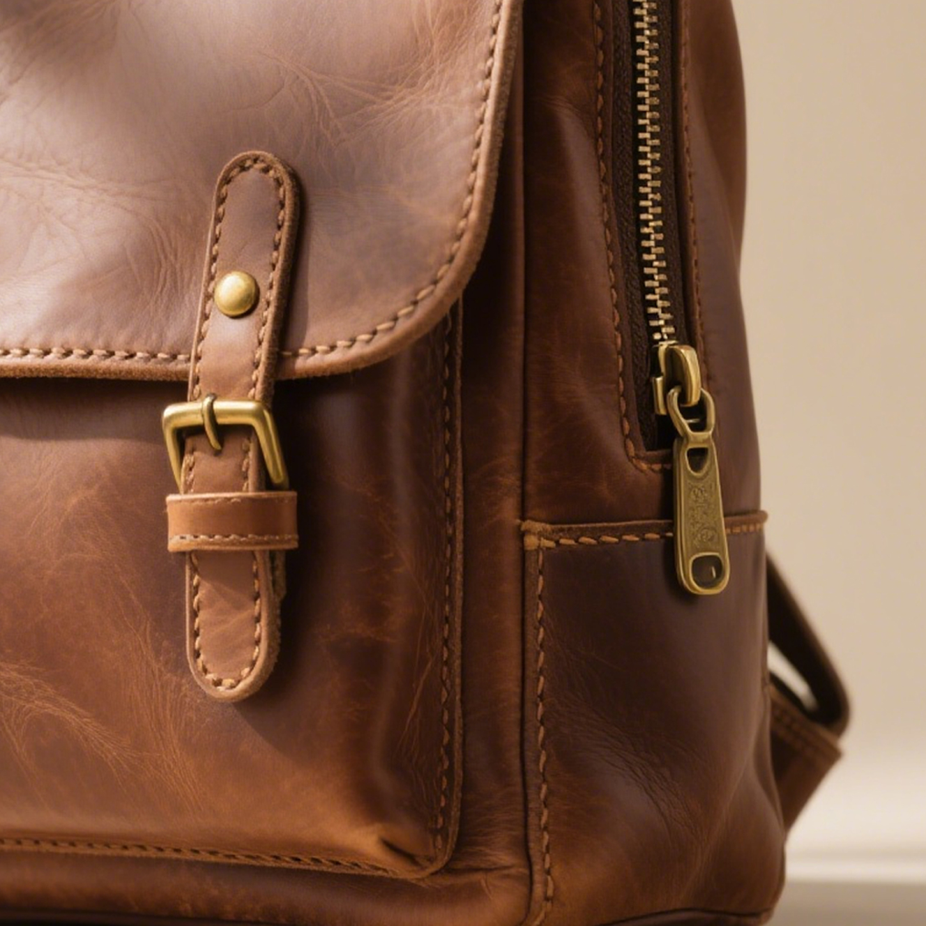 Plecak skórzany w stylu retro z nutą brytyjskiej elegancji