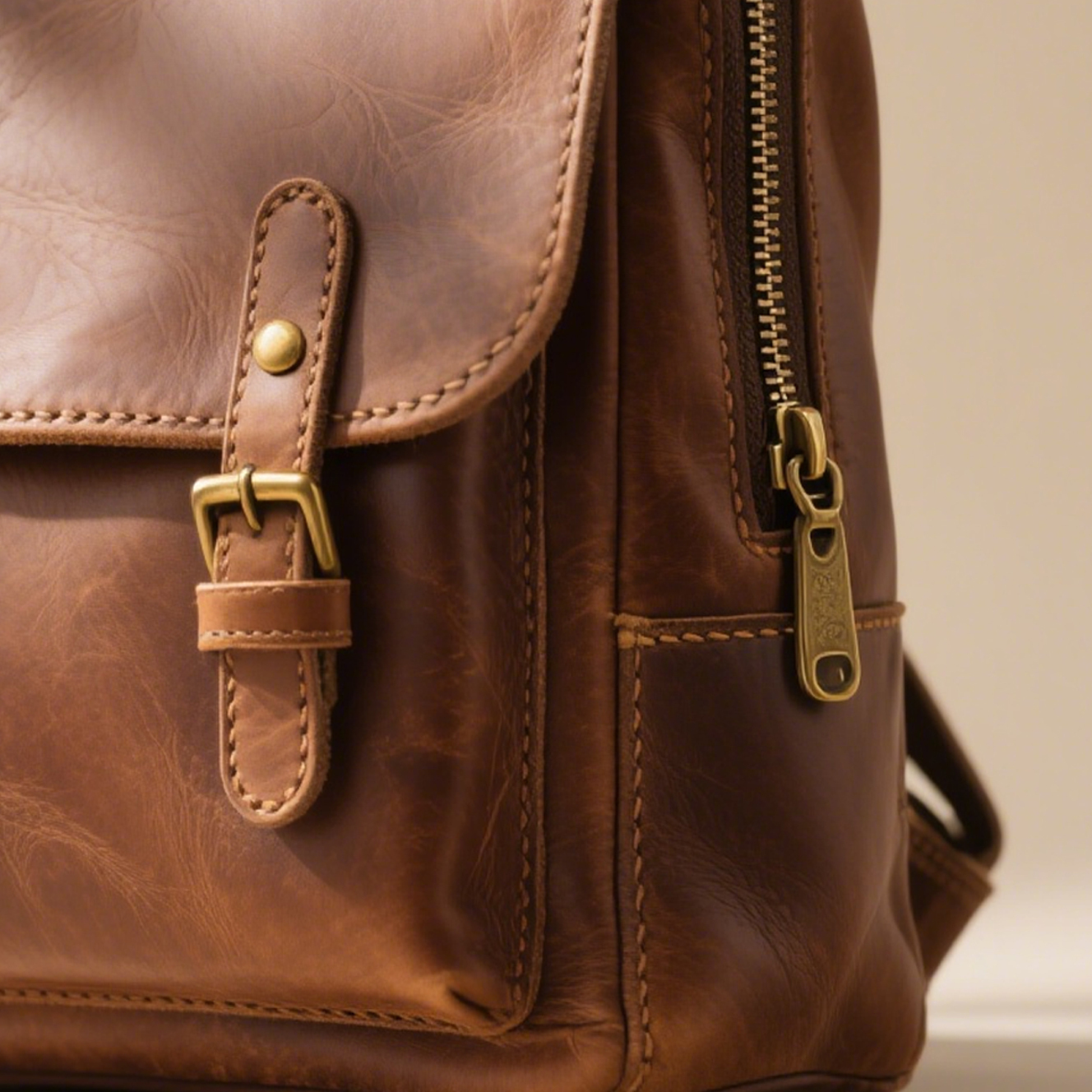 Plecak skórzany w stylu retro z nutą brytyjskiej elegancji