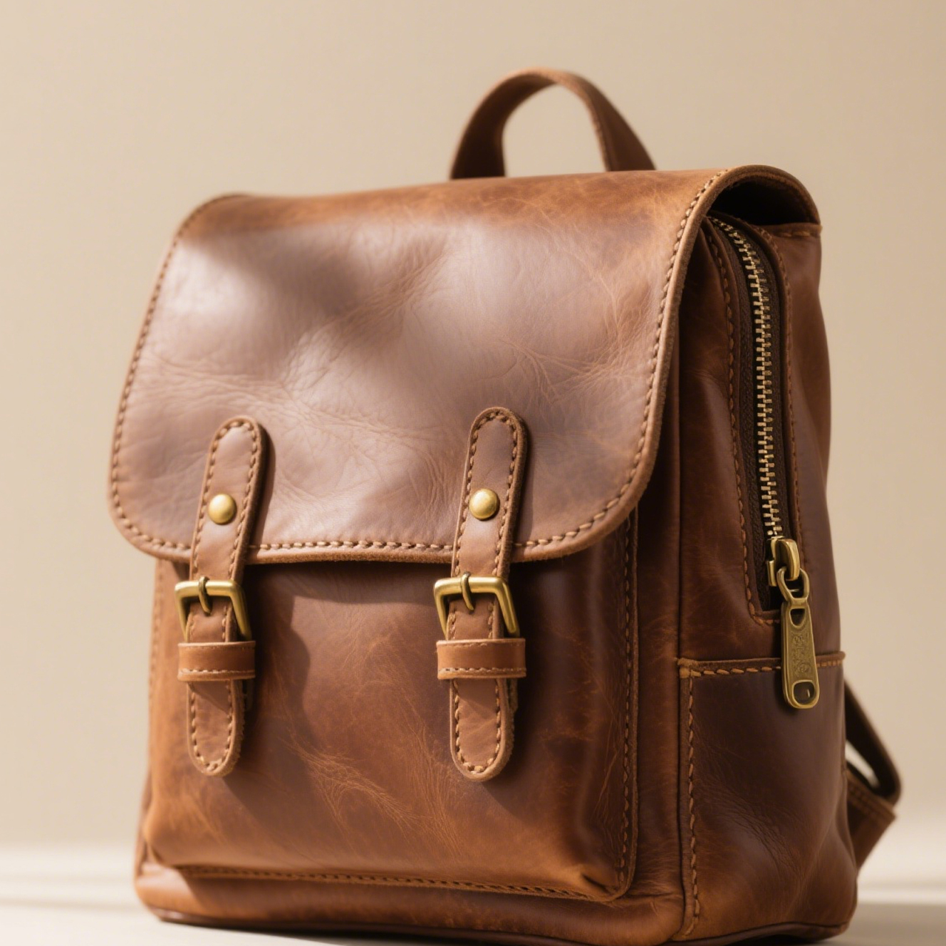 Plecak skórzany w stylu retro z nutą brytyjskiej elegancji