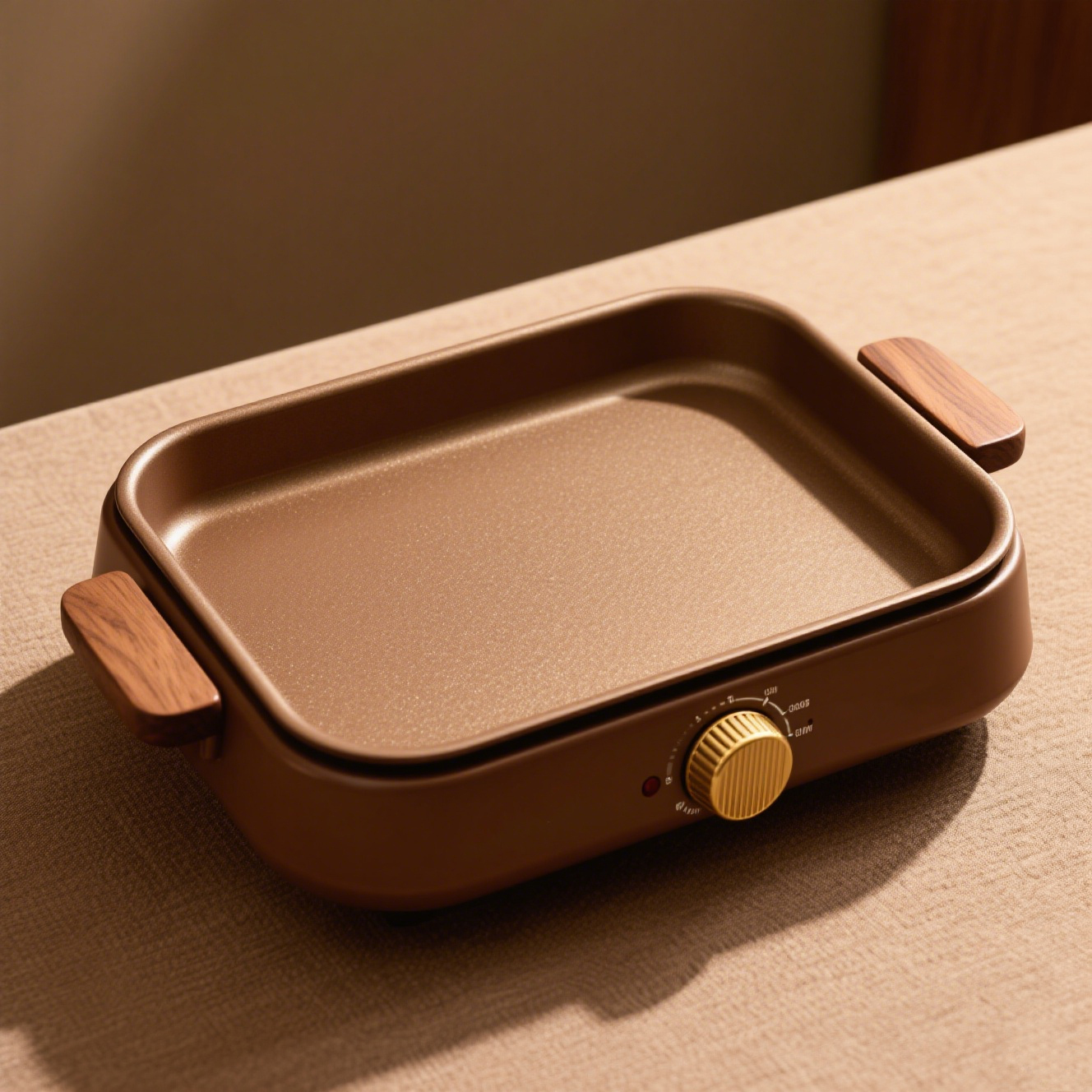 Elegancka elektryczna płyta do grillowania z powłoką nieprzywierającą