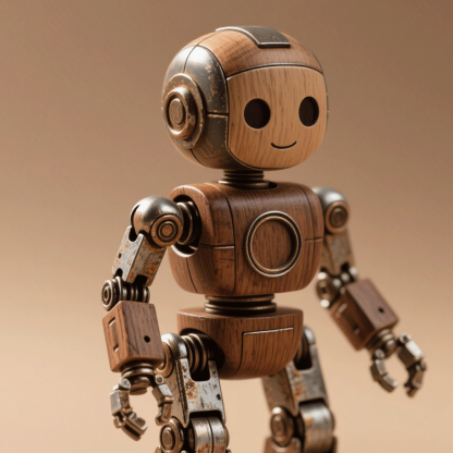 Zestaw dwóch modeli robotów zabawkowych 