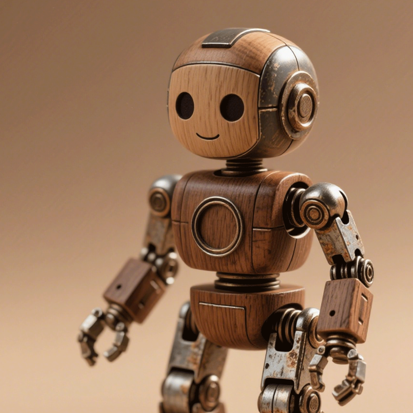 Zestaw dwóch modeli robotów zabawkowych 