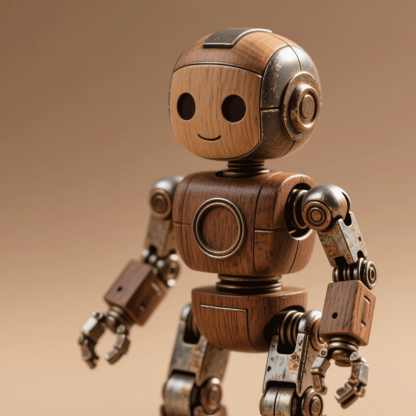 Zestaw dwóch modeli robotów zabawkowych 