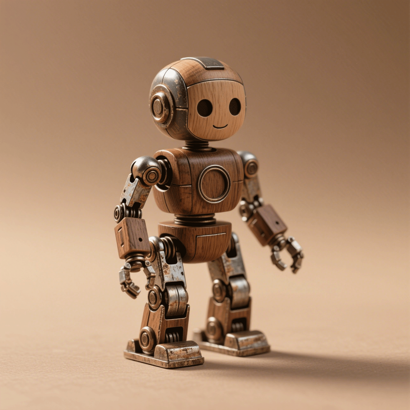 Zestaw dwóch modeli robotów zabawkowych 