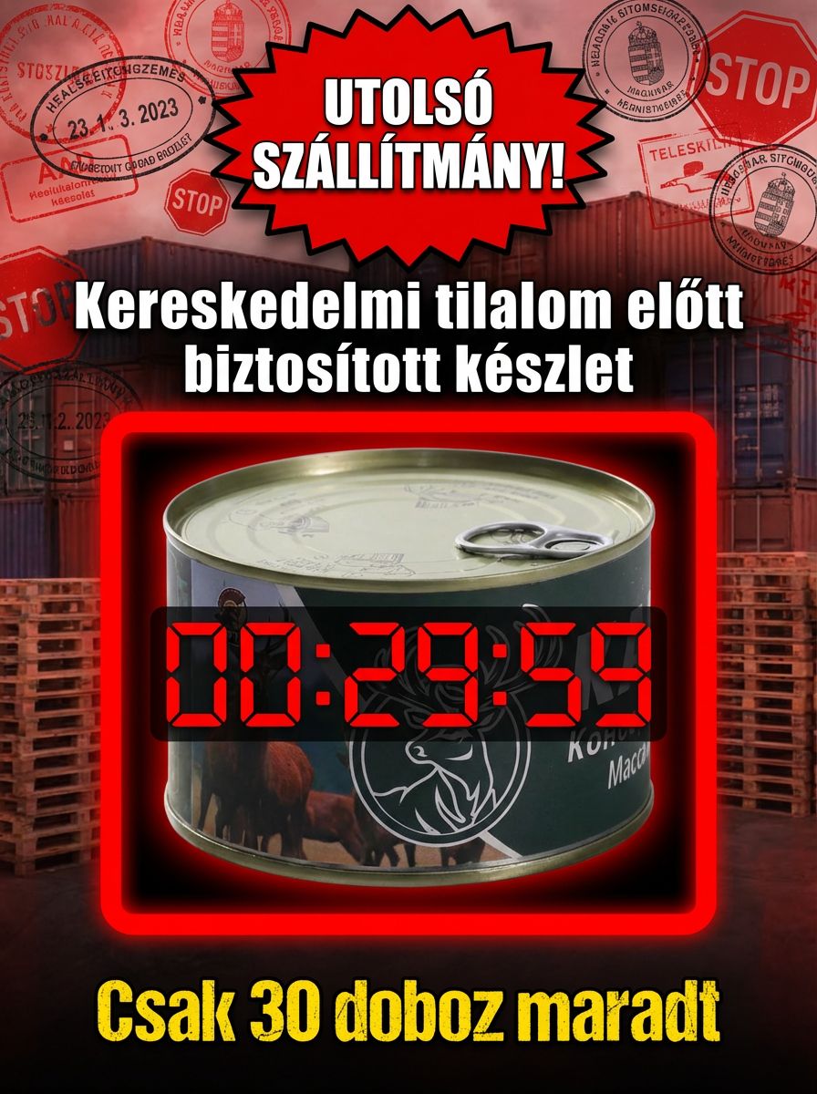 100% vadon élő szibériai erős szarvashús