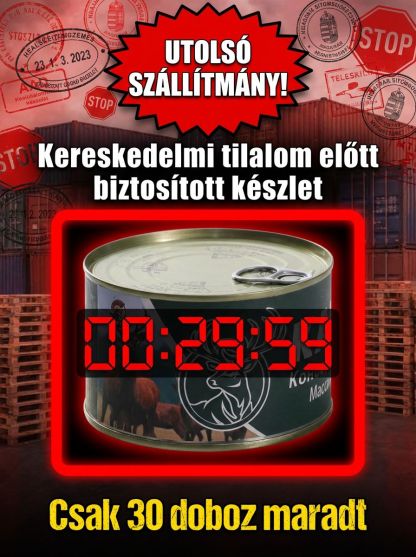 100% vadon élő szibériai erős szarvashús