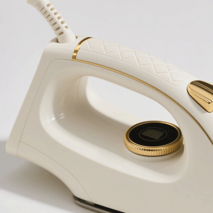 Otthoni elektromos vasaló víz nélkül, hőmérséklet szabályozással és ránctalanító funkcióval