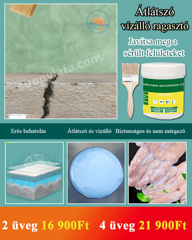 Transparent vízálló ragasztó