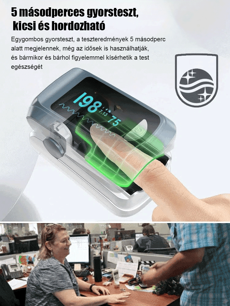 Ujjcsipeszes otthoni monitor