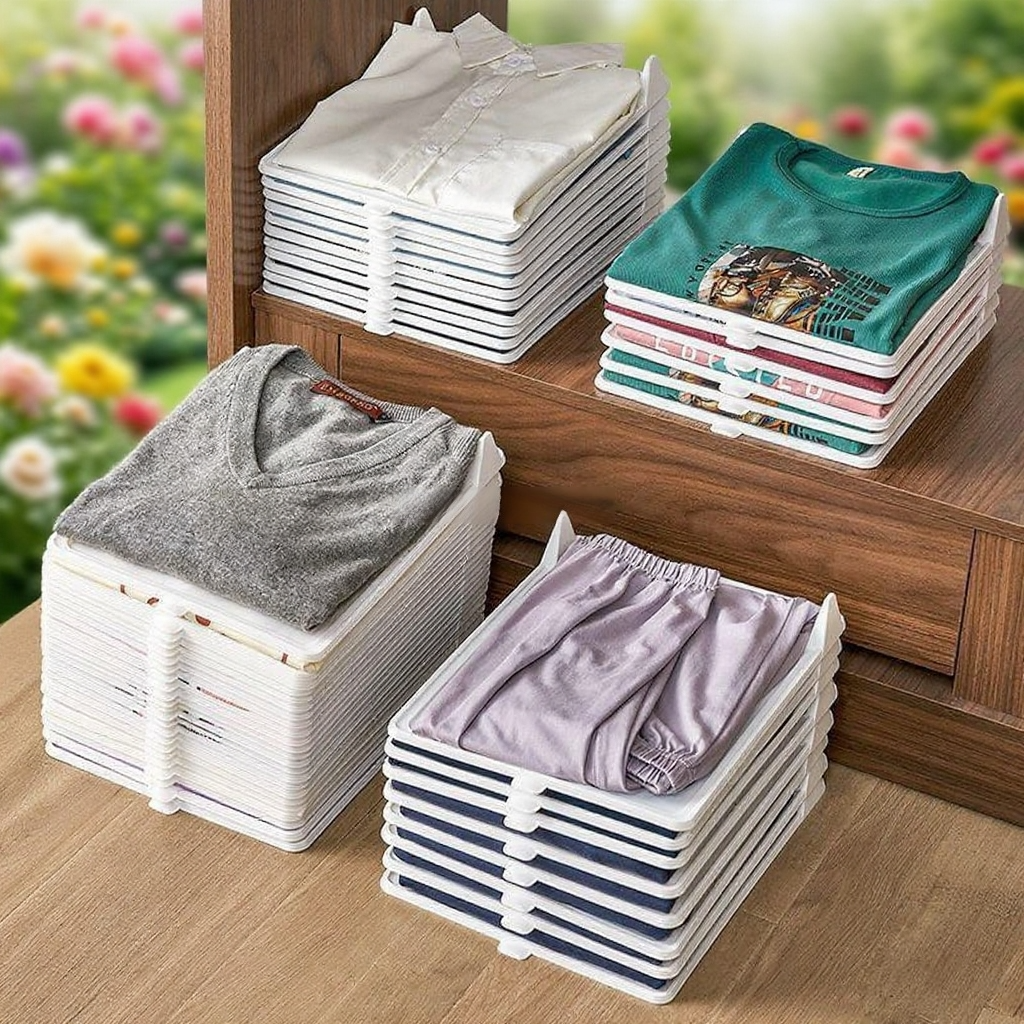 Faltbrett für Hemden und T-Shirts, praktische Aufbewahrungsregal für einfache Kleiderorganisation