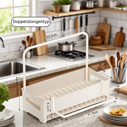  Multifunktionales Spülbecken-Abtropfregal zur Aufbewahrung