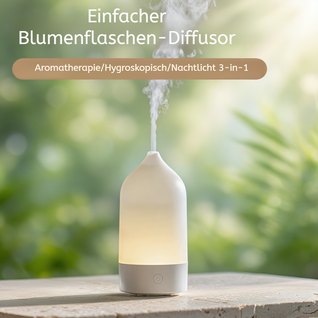 Aromadiffusor mit LED-Stimmungslicht und Luftbefeuchter für Schlafzimmer