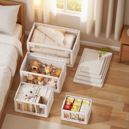 Faltbare, installierfreie Aufbewahrungsbox für Snacks und Haushaltsgegenstände