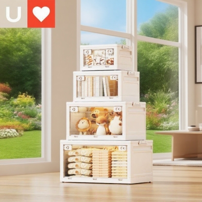 Faltbare, installierfreie Aufbewahrungsbox für Snacks und Haushaltsgegenstände