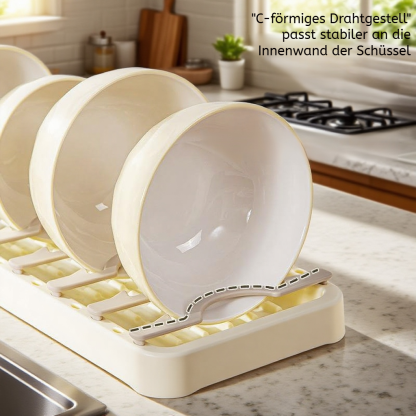 Abnehmbares und verstellbares Küchen-Geschirrregal