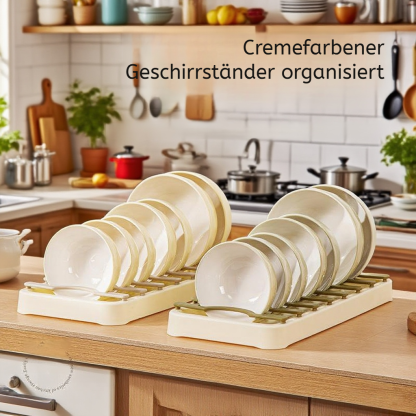 Abnehmbares und verstellbares Küchen-Geschirrregal