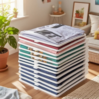 Faltbrett für Hemden und T-Shirts, praktische Aufbewahrungsregal für einfache Kleiderorganisation