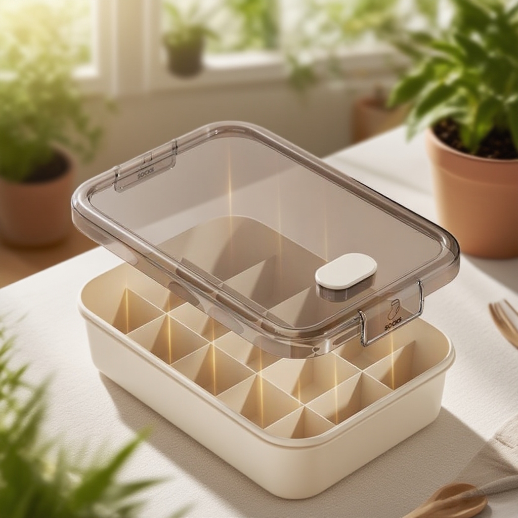 3-in-1 Aufbewahrungsbox mit Fächern für Kleidung – Haushaltsorganizer