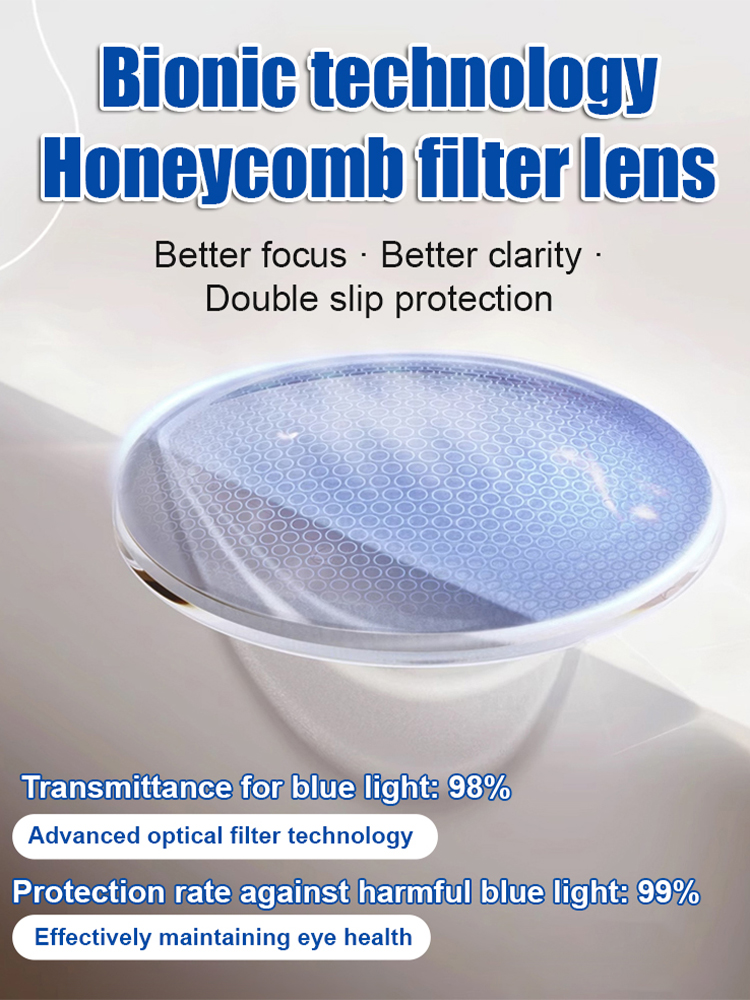 Light-sensitive colour-changing zoom rimless presbyopia glasses 【Men's and women's models】