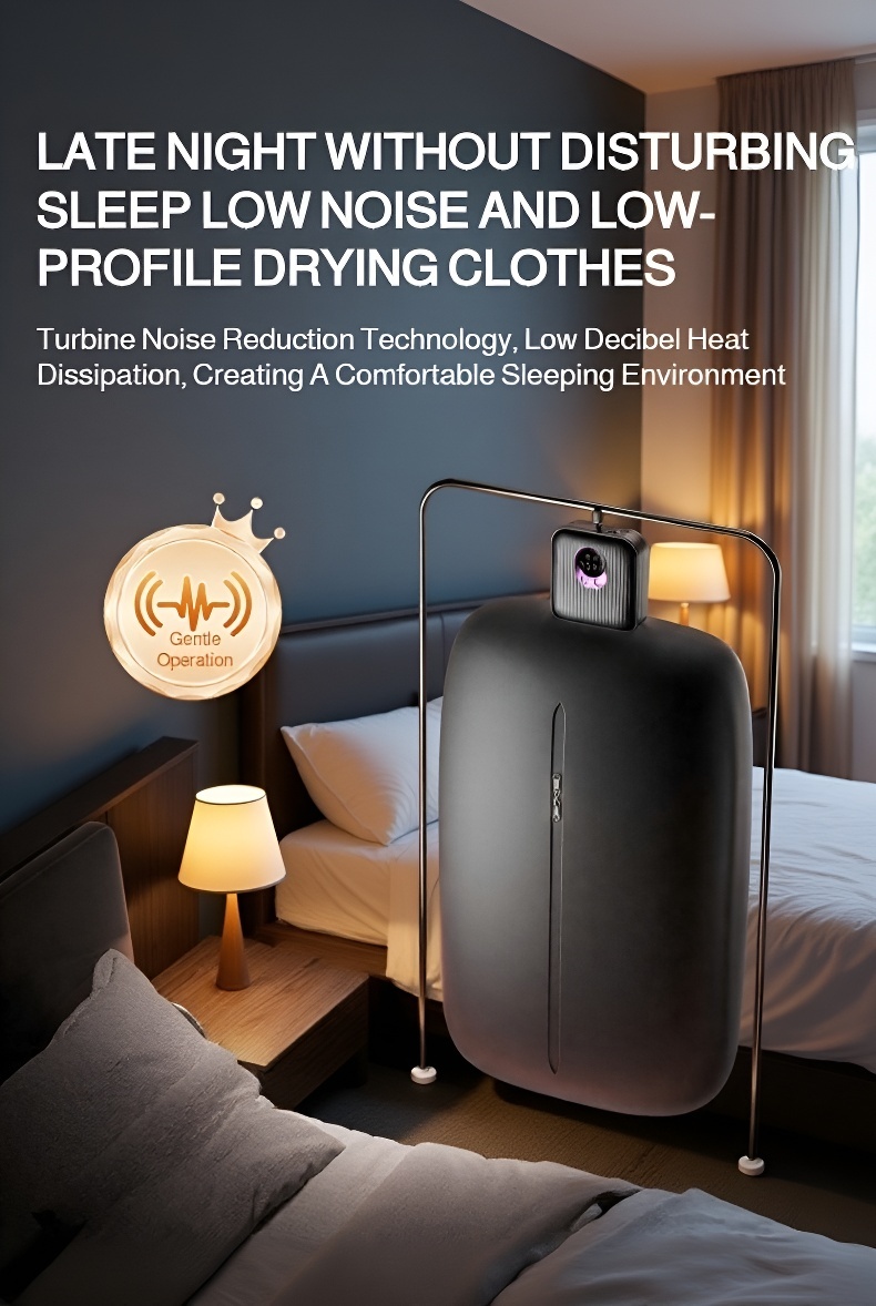 User operating the quick-drying dryer