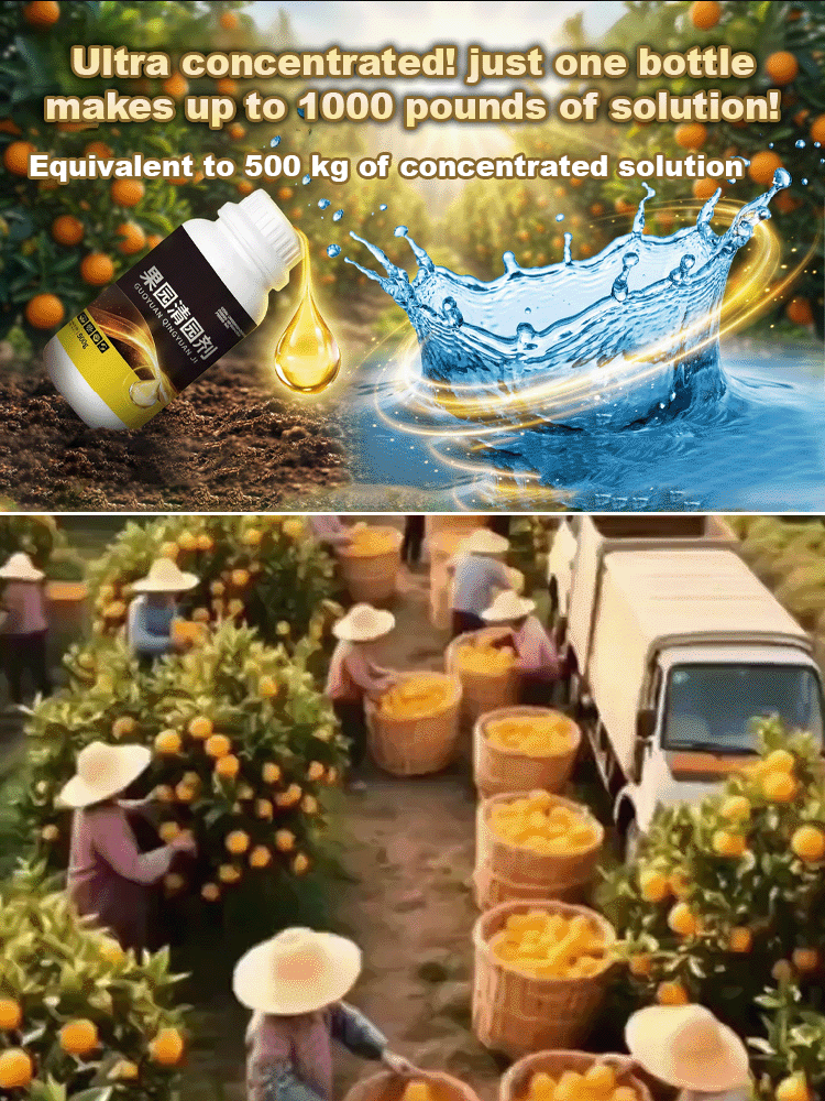 [One Bottle Makes 1,000 lbs of Solution] Professional-Grade Highly Concentrated Plant & Orchard Cleaner | One Spray, Long-Lasting Protection