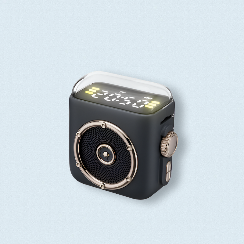 Retro Mini Magnetic Bluetooth Speaker with Clip