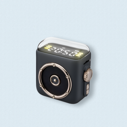Retro Mini Magnetic Bluetooth Speaker with Clip