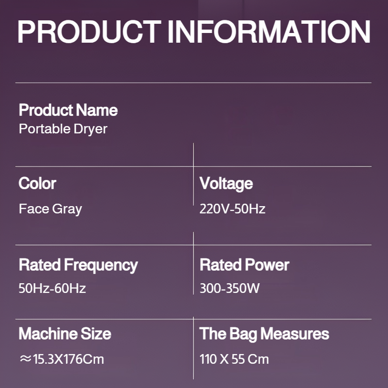 Travel-friendly mite removal dryer